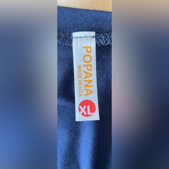 Popana Womens Long Sleeve Tunic Tops to Wear With Leggings - XL Blue - Picture 4 of 6